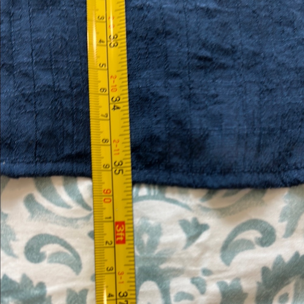 NWT- Sleeveless Navy Button-Down Tunic - Picture 14 of 14